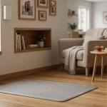 Sensores de seguridad y monitoreo instalados en un hogar moderno para adultos mayores