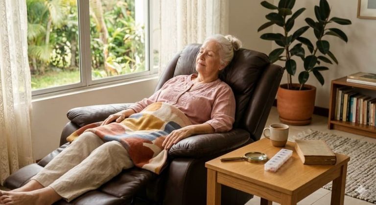 Sillón reclinable entre los mejores productos para adultos mayores