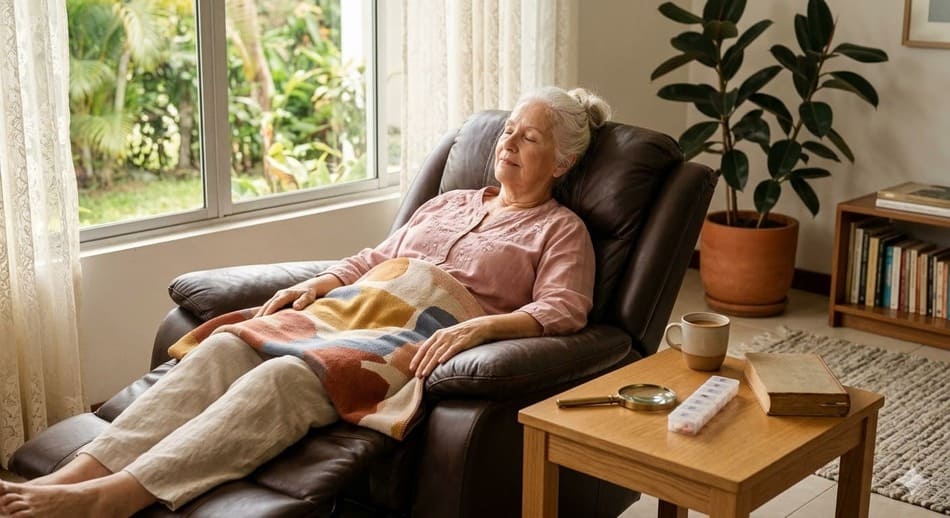 Sillón reclinable entre los mejores productos para adultos mayores