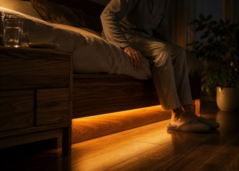iluminación automatizada y monitoreo perimetral pasivo para la prevención de caídas nocturnas en adultos mayores con movilidad independiente