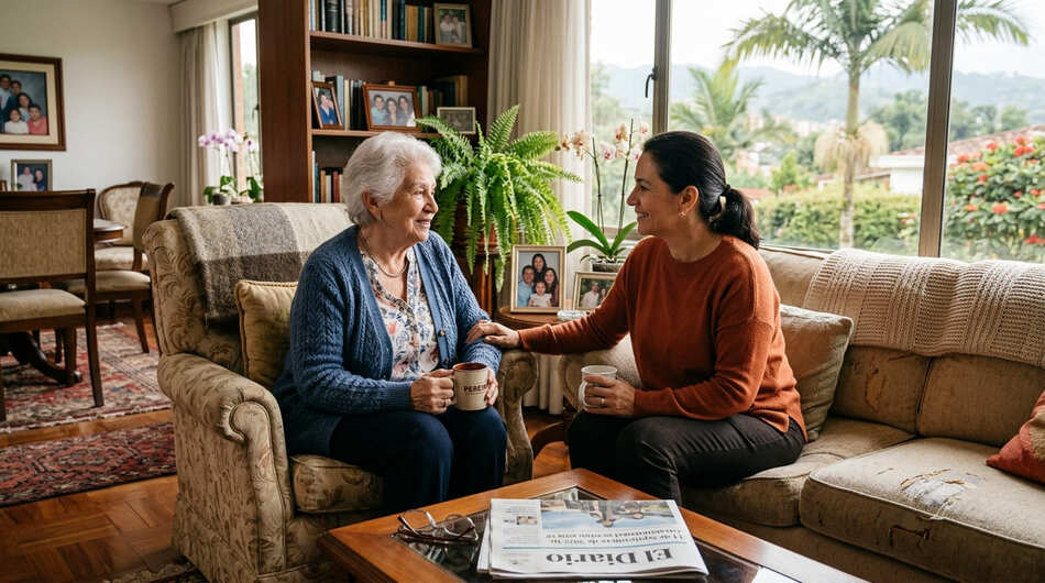 Comparativa entre residencia asistida vs cuidado en casa para adultos mayores